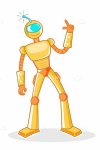 Cartoonish Robot Character